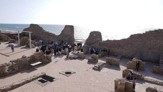 חתונת צהריים במצודה באשדוד // צילום: מייק אדרי